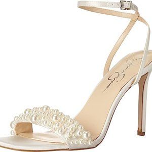 Jessica Simpson Women's Omilira Pearl Sandal High Heel Heeled